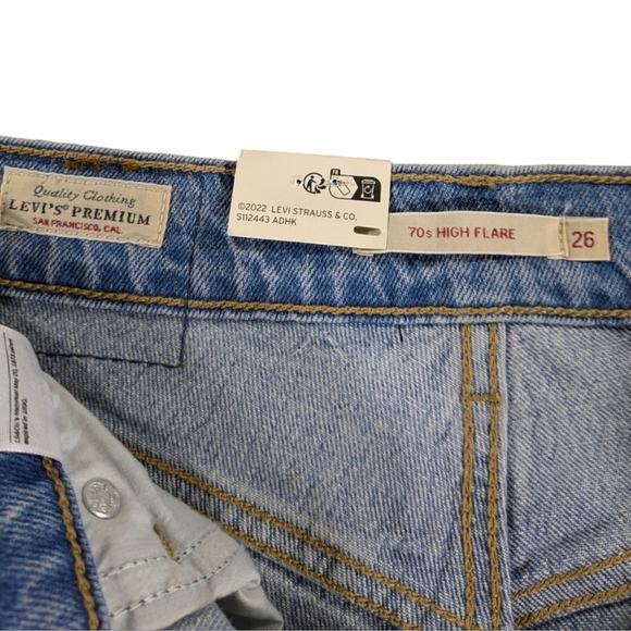 Levi's Premium High Rise Flare NWT size 26x32 J1451 - Picture 8 of 12